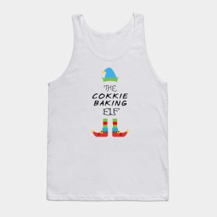 The Cookie baking Elf Matching Family Group Christmas Party Tank Top